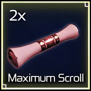 2x Maximum Scroll | Max Scroll | Fast Delivery And Cheapest  | Jujutsu Infinite
