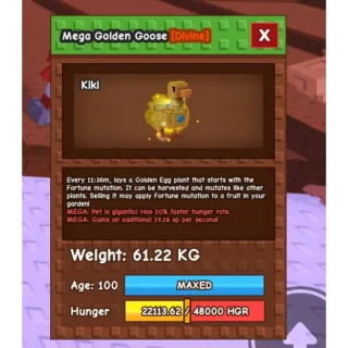 MEGA GOLDEN GOOSE 60 KG ++ HUGE TITANIC