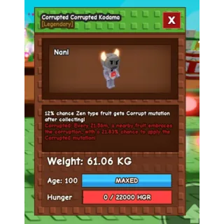 HUGE CORRUPTED CORRUPTED KODAMA 60KG ++ RARE