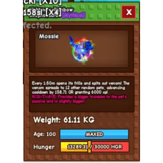 RAINBOW HATCHED DILOPHOSAURUS 60+KG DILOS