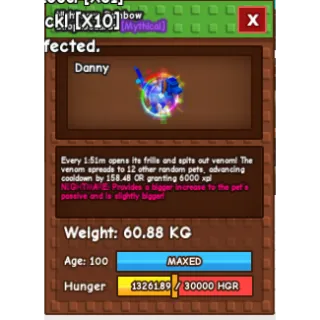 RAINBOW HATCHED DILOPHOSAURUS 60+KG DILOS