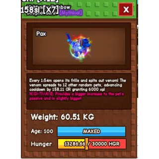 RAINBOW HATCHED DILOPHOSAURUS 60+KG DILOS