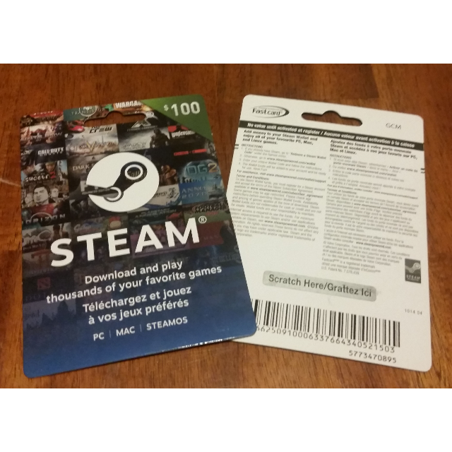 100 Steam Card canadian Steam Gift Cards Gameflip