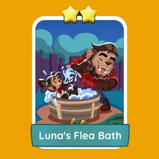 Luna's Flea Bath – Monopoly GO Sticker