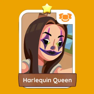 Harlequin Queen – Monopoly GO Sticker
