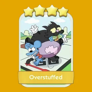 Overstuffed Monopoly Go Sticker