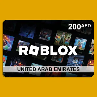 Roblox Digital Gift Card - 200 AED - UAE - Digital Code