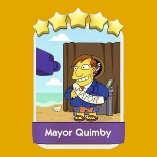 Mayor Quimby Monopoly Go Sticker