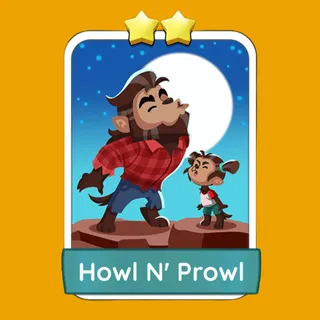 Howl N' Prowl – Monopoly GO Sticker