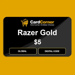 Razer Gold Digital Gift Card - $5 - Global - Digital Code