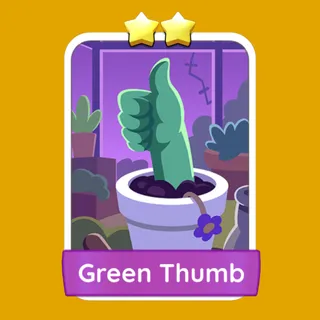 Green Thumb – Monopoly GO Sticker