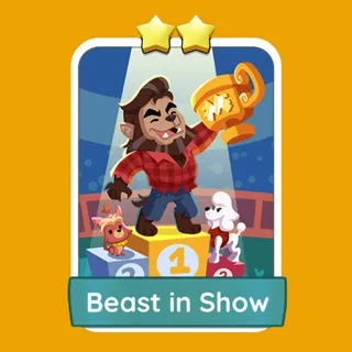 Beast in Show – Monopoly GO Sticker