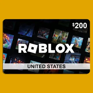 Roblox Digital Gift Card - $200 - USA - Digital Code