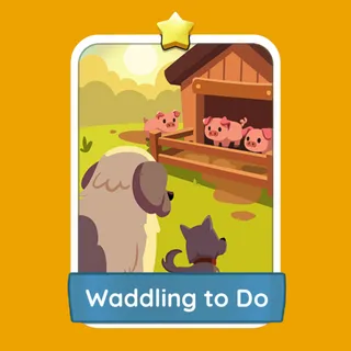 Waddling to Do – Monopoly GO Sticker