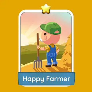Happy Farmer – Monopoly GO Sticker