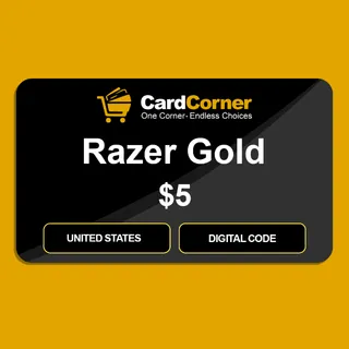 Razer Gold Digital Gift Card - $5 - United States - Digital Code