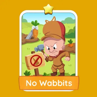 No Wabbits – Monopoly GO Sticker