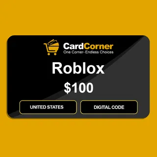 Roblox Digital Gift Card - $100 - United States - Digital Code