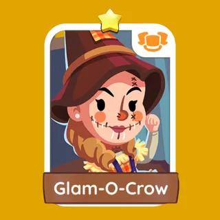 Glam-O-Crow – Monopoly GO Sticker