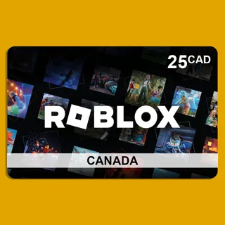 Roblox Digital Gift Card - 25 CAD - Canada - Digital Code