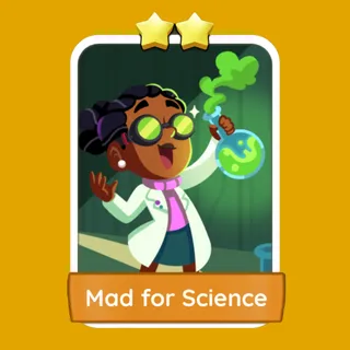 Mad for Science – Monopoly GO Sticker