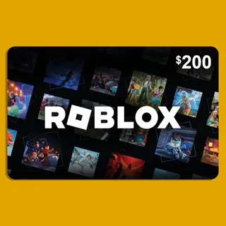 Roblox Digital Gift Card - $200 - Global - Digital Code