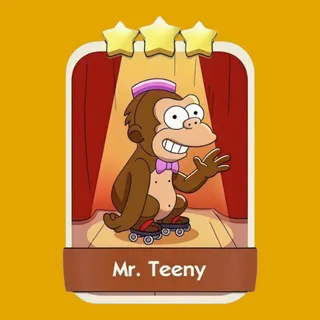 Mr. Teeny Monopoly Go Sticker
