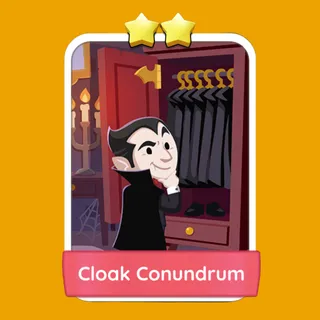 Cloak Conundrum – Monopoly GO Sticker