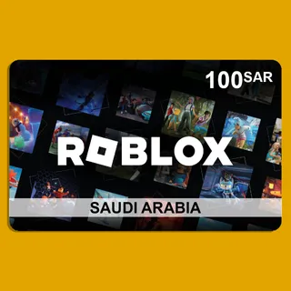 Roblox Digital Gift Card - 100 SAR - KSA - Digital Code