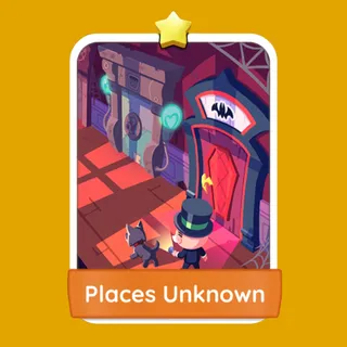 Places Unknown – Monopoly GO Sticker
