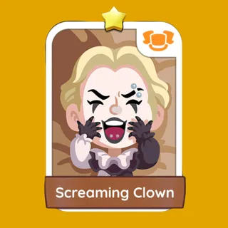 Screaming Clown – Monopoly GO Sticker