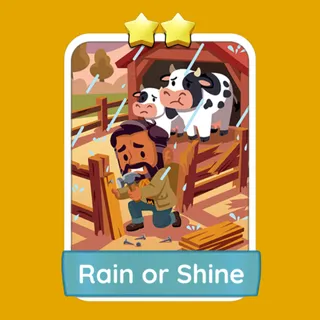 Rain or Shine – Monopoly GO Sticker