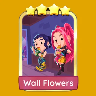 Wall Flowers – Monopoly GO Sticker