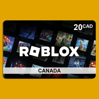 Roblox Digital Gift Card - 20 CAD - Canada - Digital Code