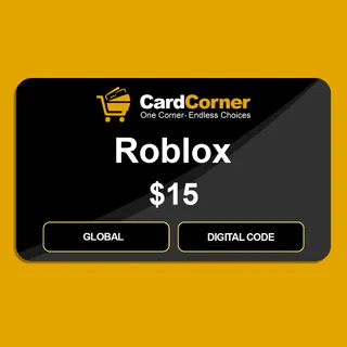 Roblox Digital Gift Card - $15 - Global - Digital Code