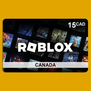 Roblox Digital Gift Card - 15 CAD - Canada - Digital Code