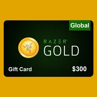 Razer Digital Gift Card - $300 - Global - Digital Code