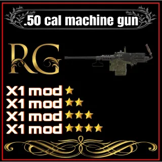 .50 cal machine gun + 4 legendary mods 