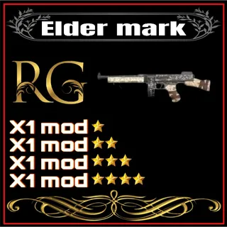 elder mark + 4 legendary mods 