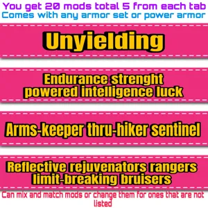 unyielding armor set