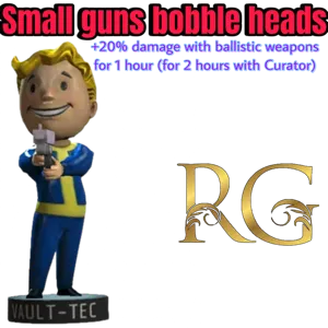 100 small gun bobblehead