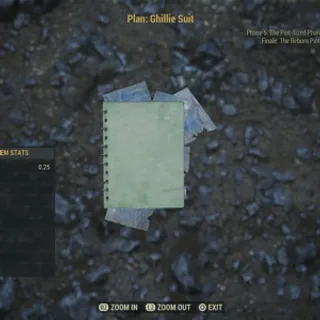ghillie suit plan