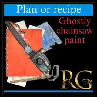 PLAN: GHOSTLY CHAINSAW PAINT 
