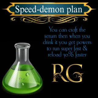 speed demon serum plan 