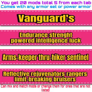 vanguards armor set