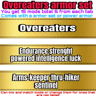 overeaters armor set