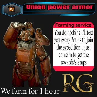union power armor farm
