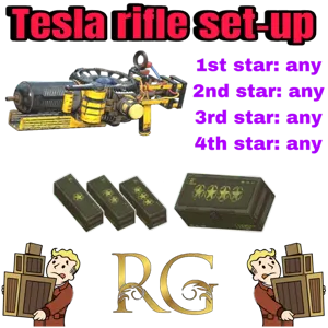 Tesla rifle set-up