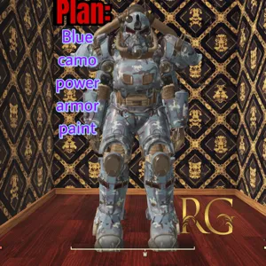 plan:blue camo pa set