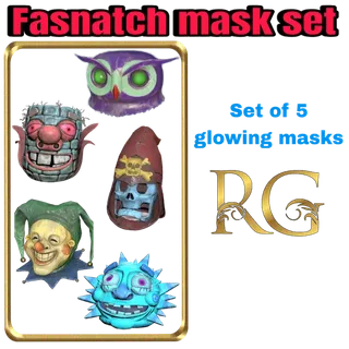 glowing fasnatch masks